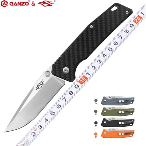 Firebird Ganzo FB7601 440C G10 or Carbon Fiber Handle Folding knife Survival Camping tool Pocket Knife tactical edc outdoor tool