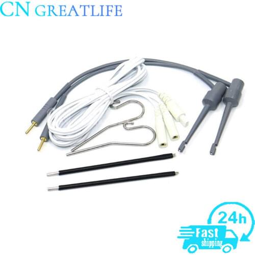 Dental Endo Treatment Measuring Endo File Holder Wire Line File Holder Hook Fit for Woodpecker Denjoy Apex Locator Set Dentistry