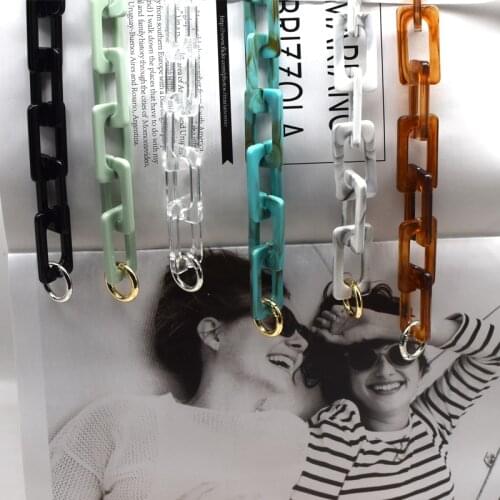 Super Chic Long Brick 44mm*24mm Good Quality Handbag Handle Length Can Custom Made Short Crossbody Bag Strap Top handle Strap