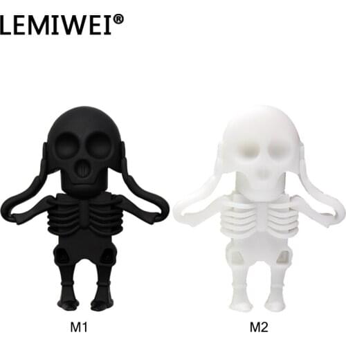 Cartoon USB Flash Drive Mini Pendrive 64GB 32GB 16GB 8GB Personalized Creative Skull Memory Stick U Disk For Gift