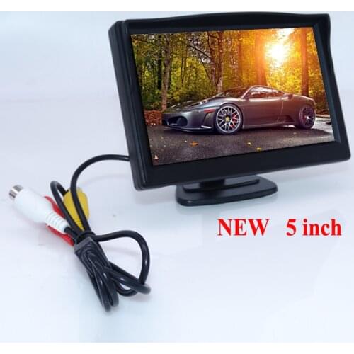 High quality 800*480 car reversing monitor bring hd lcd display and plastic shell material fit for different kinds of cars
