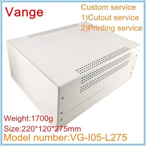 1pcs/lot sheet metal process project box Iron metal material enclosure 220*120*275mm for lithium battery equipment