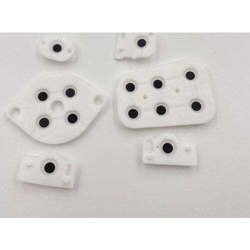 10Sets Replacement Silicon Rubber Pad A B X Y D Pad Buttons for Nintendo N64 Controller Joy Pad Conductive Button