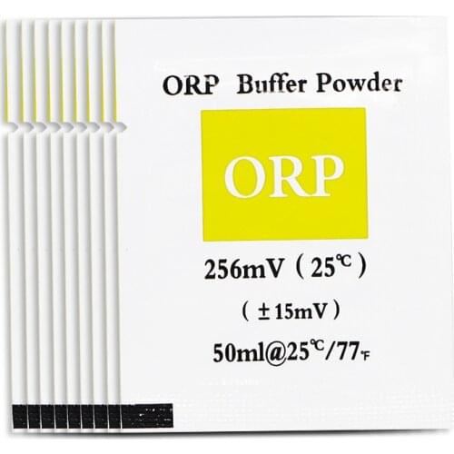 10pcs ORP Calibration Buffer Powder 256mV Redox Potential Analyzer Testing Pen Correction ORP Calibration Solution