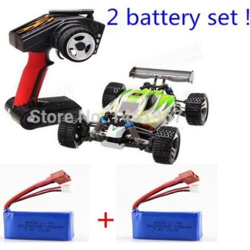 2pcs or 3pcs battery !70KM/H New Arrival 1:18 4WD RC Car JJRC A959 Updated Version A959-B 2.4G Radio Control Truck RC Buggy