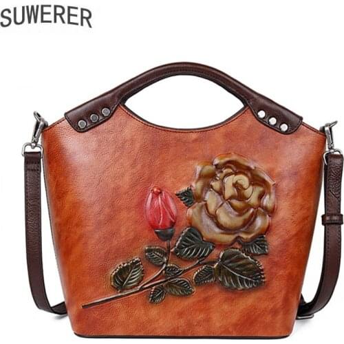 2020 New Famous Brand First Layer Ieather Handbags casual fashion handbags high quality leather bags shoulder messenger bags des