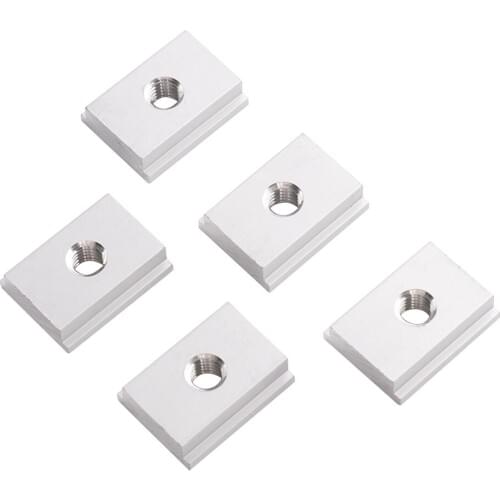 5pcs M8 T-Track Slider Sliding Nut Aluminum Alloy T Slot Nut For Woodworking Tool Jigs Screw Slot Fastener Set Hot Sale