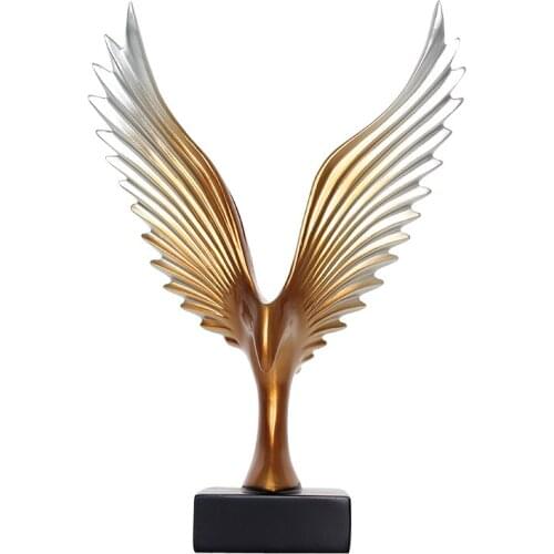 Home Decoration Accessories Modern Dapeng Spread Wing Eagle Ornaments Living Room Wine Cabinet Creative Crafts Resin Furnishings