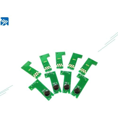 9pcs Cartridge Chip Permanent Chip Fo Epson P800 sure color p800 SC-P800 printer on Refillable Ink Cartridges