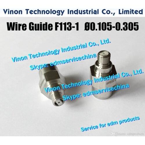 F113-1 Ø0.155 Wire Guide Lower (Double Ceramic) A290-8119-Y714 for Fanuc Level Up(iD2),iE,0iC edm lower diamond guide d=0.155