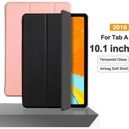 Flip Tablet Case For Samsung Galaxy Tab A A6 10.1'' (2016) T580 Funda PU Leather Smart Cover For SM-T580 SM-T585 Folio Capa
