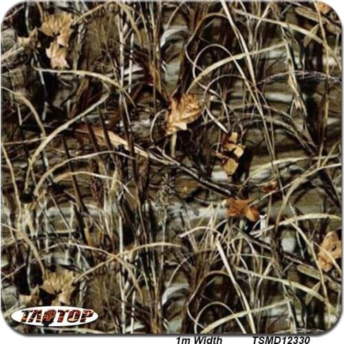 1m*10m Withered grass Camouflage Pattern Hydrographic Films Water Transfer Printing Film GW12330