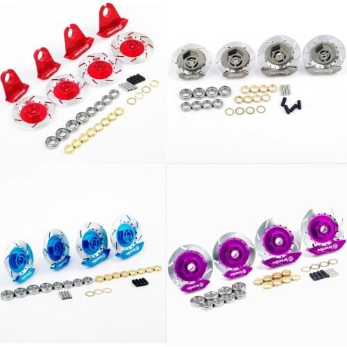 RC 1:10 Scale Alloy Wheel Rim Brake Disc Kit For HSPRacing Model Car 00145S RC car accessories