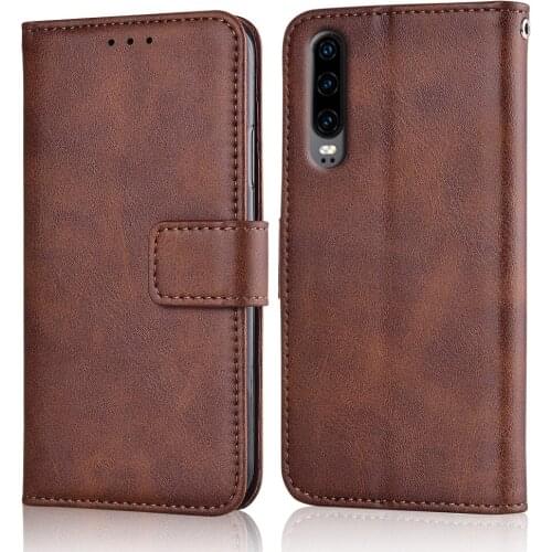Flip Leather Wallet Case for On Huawei P30 ELE-L29 ELE-L09 6.1'' Case HuaweiP30 Back Cover For Huawei P30 Case