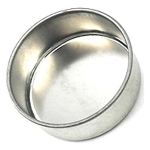 1Pc 4.31x1.5CM Round Metal Tealight Cup Holder Empty Case Candle Wax Container Bowl Mold DIY Jelly Gel Jars Making 090C