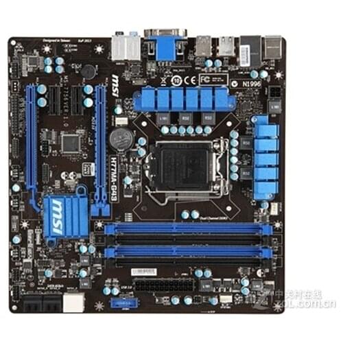 MSI H77MA-G43 original motherboard DDR3 LGA 1155 for I3 I5 I7 CPU 32GB USB3.0 SATA3 H77 motherboard