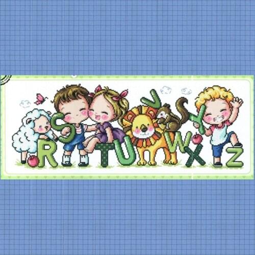 14/18/16/22/25/28ct G101 Cross Stitch Kits Craft Packages Cotton Fabric Floss Counted Needlework Embroidery Cross-Stitching