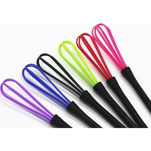New Arrive Pro Salon Hairdressing Dye Cream Whisk Plastic Hair Mixer Barber Stirrer Hair Care Styling Tools Blender Random Color