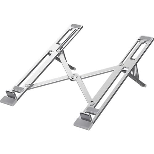 Laptop Stand Aluminum Adjustable Computer Stand Ergonomic Laptop Riser For Portable Foldable Laptop Riser Holder Stand