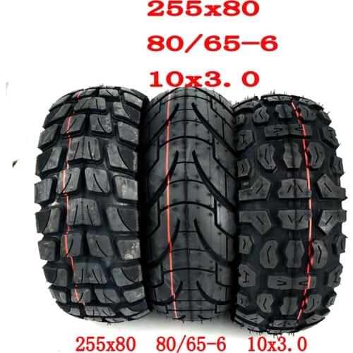 For Speedual Grace 10 Zero 10X Kugoo M4 Pro Tire 10x3 Inch Off-Road Inner Outer Tire 255x80 Tire Electric Scooter 80/65-6