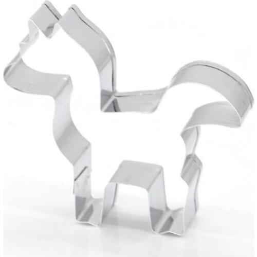 Stainless Steel Animal Cookie Stamps Fondant Cake Decorating Mold Pastry Unicorn Biscuit Cutter Baking Pancake Mould Tools