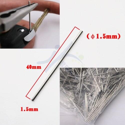 CHKJ 10PCS Auto Remote Key Pin Removal Pin Tool Needle Pin Remover Nail Locksmith Tools 1.5X40MM