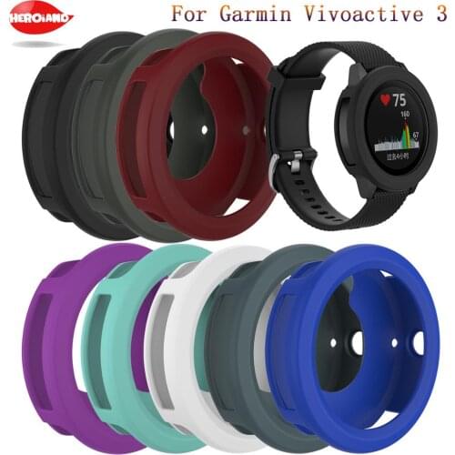 Universal Durable Protector Cover Case For Garmin vivoactive 3 Soft Silicone Protective Cover For vivoactive3 shell Watch Case