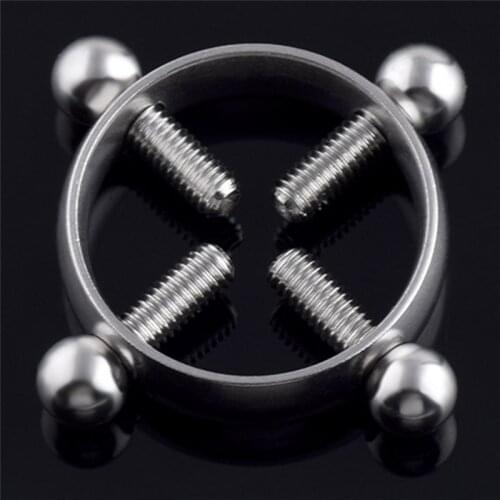 Women Alloy Screw On Nipple Ring Barbells Body Piercing Jewelry Couples Anniversary Gift Sexy Body Jewelry