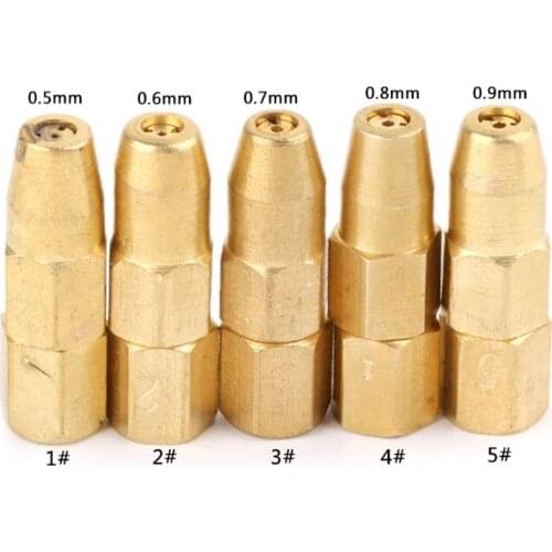 5pcs/set Propane Gas Welding Nozzle Tips H01-2 Holder Accessories 1# 2# 3# 4# 5# U4LA