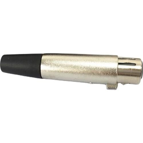 Cannon XLR female connector 5-core audio plug