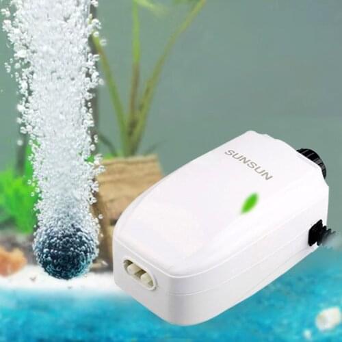 Sunsun 1W 2.5W 4W Silent Air Pump for Water Bottle, Aquarium, Air Compressor, Oxygen Pump, Water Bottle Accessories