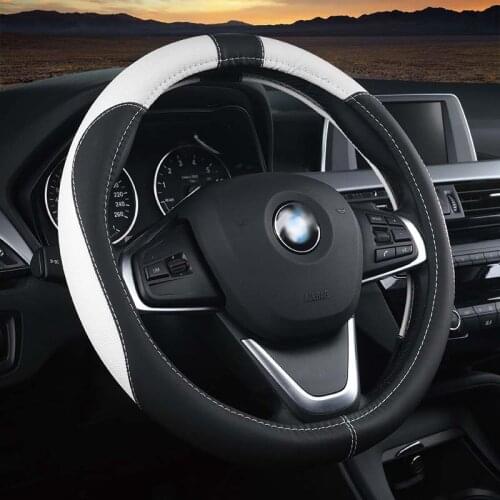 Car steering wheel cover leather cover on steering for diameter 36/38/40/42/45/50 cm fashion universal Comfortable handle case