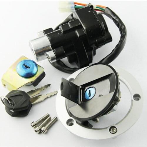 Motorcycle Fuel Tank Cover Cap Ignition Switch Lock FOR Suzuki GSF650 Bandit 650 GSF1200 Bandit 1200 GSF1250 Bandit 1250