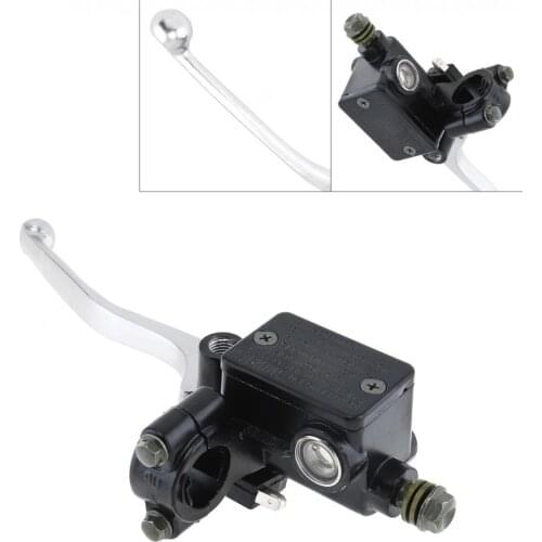 M10 Motorcycle Upper Front Brake Clutch Master Cylinder CNC Clutch Brake Pump Reservoir Hydraulic Pump Lever for Honda /Suzuki