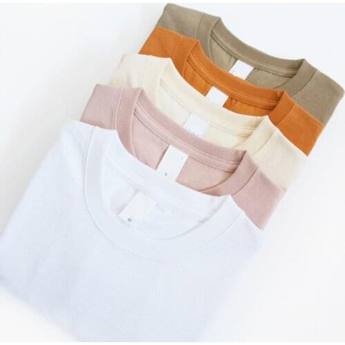 MRMT 2021 Brand New Mens T Shirt Cotton Solid Knit Round Neck T-shirt for Male Short Sleeve T-shirt Men and Women Tops Tshirt