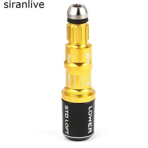 New Golden Blue Tip Size .335 Golf Shaft Adaptor Sleeve Replacement 1.5 Loft for TaylorMade SLDR Driver and Wood