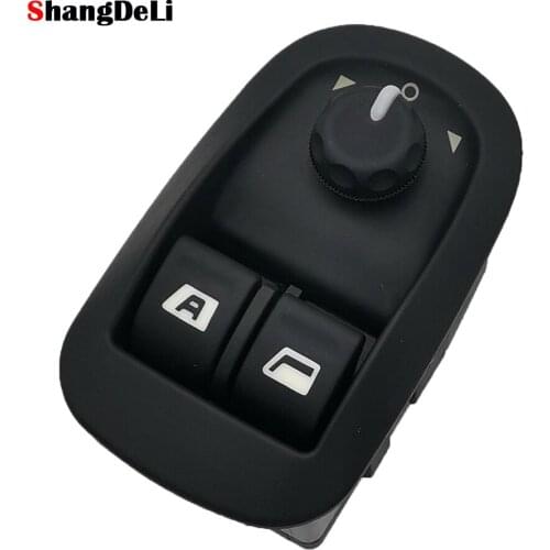 Power Window Control Switch Window Lifter Switches Button For Peugeot 206 207 2006 - 2010