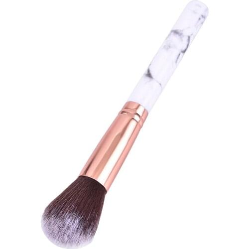 Professional Marbling Face Makeup Brushes Liquid Foundation Blush Loose Powder Highlighter Brush Cosmetic Concealer Beauty Tool