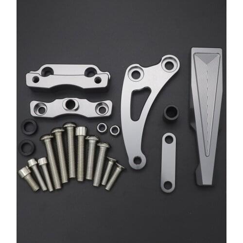 Motorcycle Adjustable Steering Stabilizer Damper Mounting Bracket Kit Support For Honda CB650F CB 650F CB 650 F 2014-2018 2017