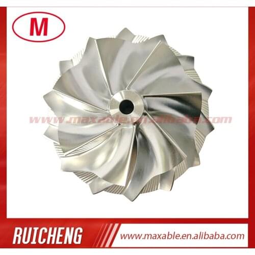 RHF5 54.50/70.00mm 7+7 blades Reverse high performance turbocharger billet/milling/aluminum 2618 compressor wheel