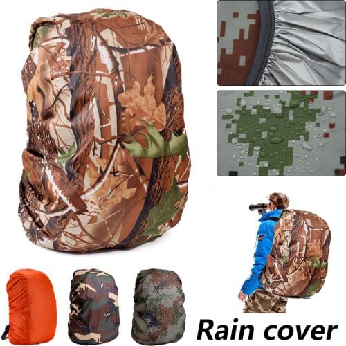35L Backpack Rain Cover Camo Waterproof Bag Dust-proof Raincover Outdoor Camping Hiking Climbing Cover Rain For Backpack Pouch