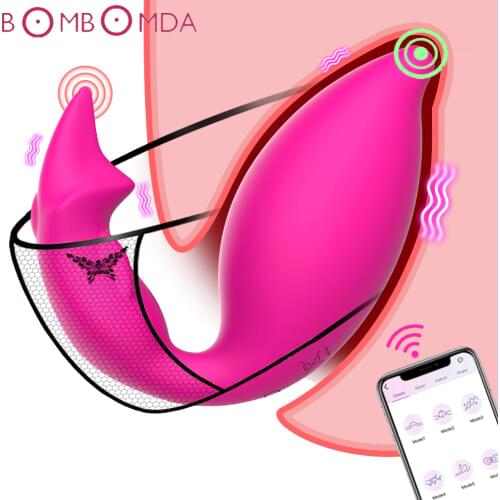 Sex Toys Bluetooth Dildo Vibrator for Women Wireless APP Remote Control Vibrator Wear Vibrating Panties Toys for Couple Sex Shop