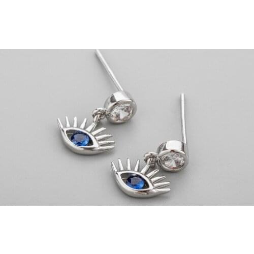 925 Sterling Silver Tassel Geometric Stud Earrings For Women Jewelry Trendy Elegant Party Accessories Prevent Allergy EH835