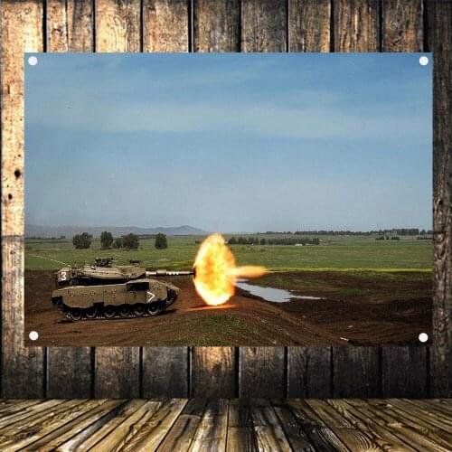 Modern Weapons of War Tank Armored Car Panzer Military Poster Flag Banner Wall Decoration Army Tank HD Wallpapers Tapestry