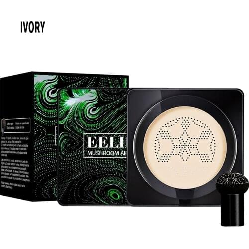 Mushroom Head Air Cushion Foundation BB Cream Flawless Cover Concealer Oil Control Long Lasting Moisturizing Makeup 2Colors