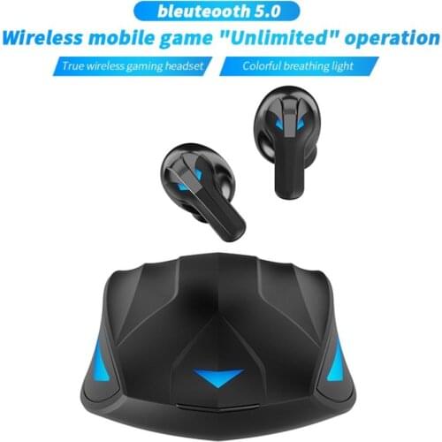 KINGSTAR TWS Bluetooth Gaming Headsets Earbuds Touch Control LED Wireless Earphones Sports Waterproof Noise Cancelling Headphone