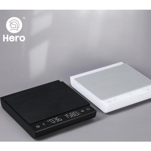 HERO alpha intelligent scale type C charger big screen black white color