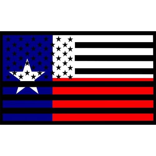 Yehoy hanging 90*150cm American Flag with Texas Flag For Decoration