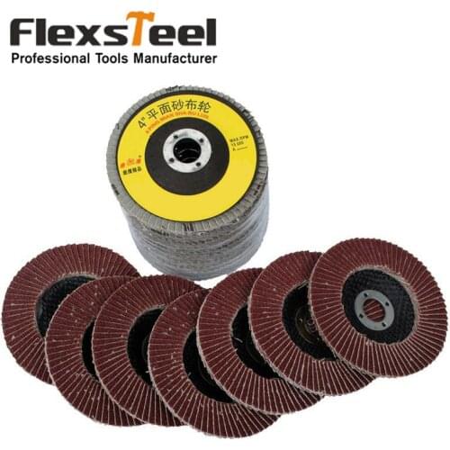 10 Pieces 4" 10cm Professional Abrasive Flap Disc Assorted Grit #80 Abrasive Grinding Wheel Sanding Disc