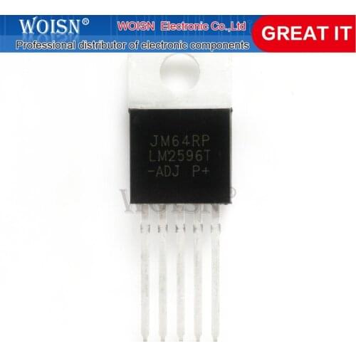 10PCS LM2596T-ADJ LM2596T LM2596 2596T-ADJ Power Converter IC TO-220 In Stock